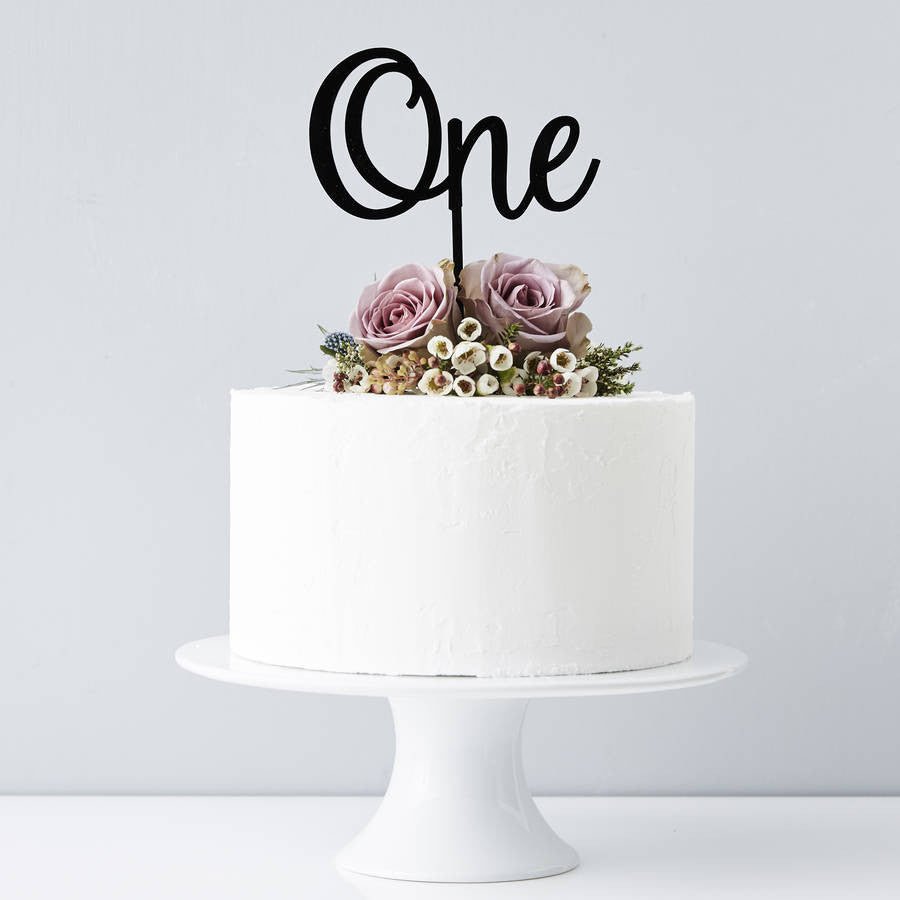 Personalised Number Birthday Cake Topper