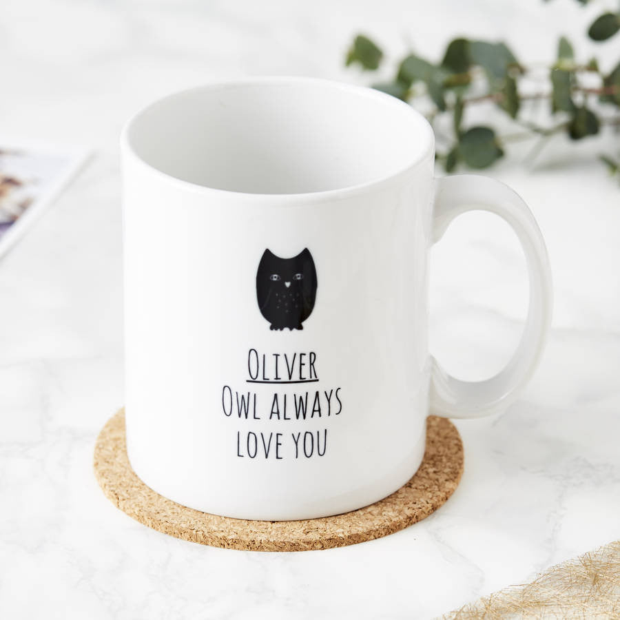 Personalised Owl Mug