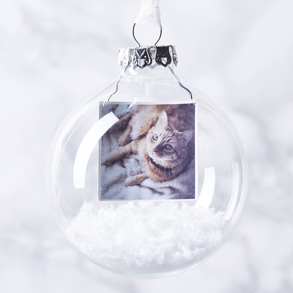 Personalised Photo Christmas Bauble