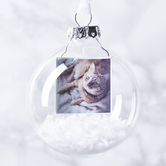 Personalised Photo Christmas Bauble