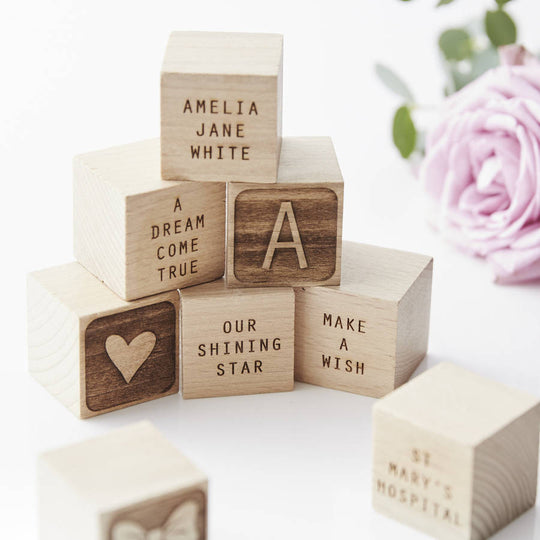 Personalised Princess Keepsake Building Blocks