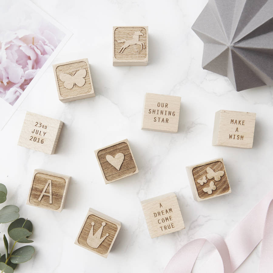 Personalised Princess Keepsake Building Blocks