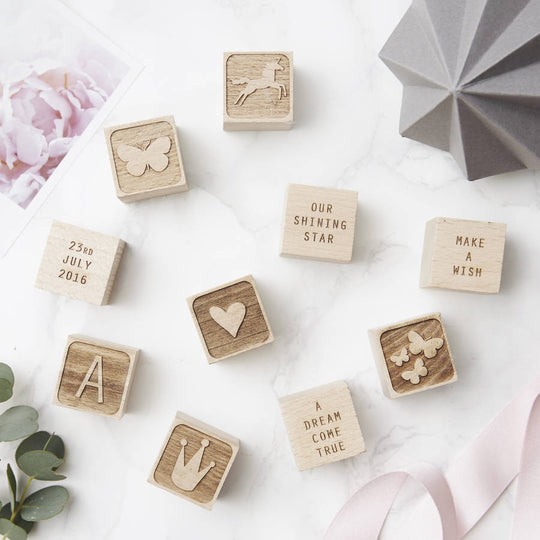 Personalised Princess Keepsake Building Blocks