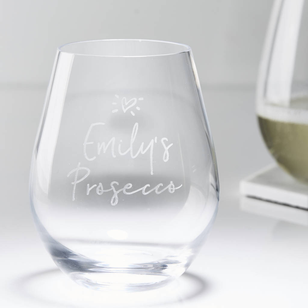 Personalised Prosecco Glass