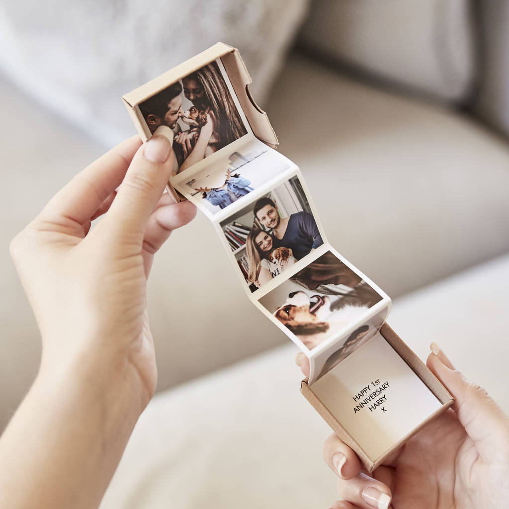 Personalised Pull Out Photo Album Token Gift