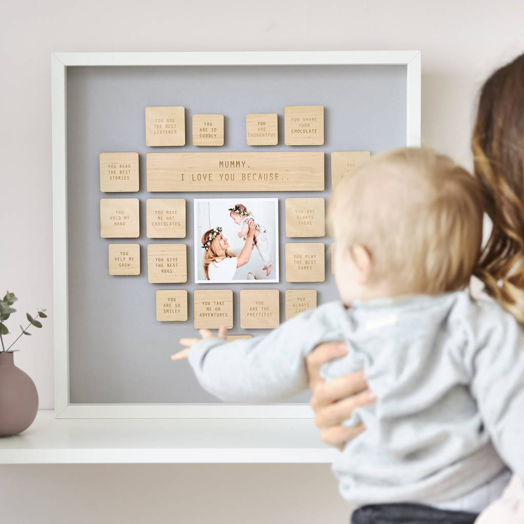 Personalised Reasons Why We Love Mummy Framed Print