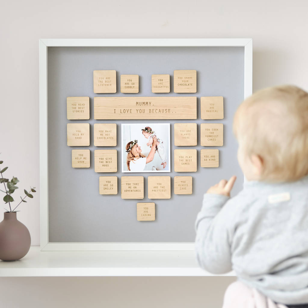 Personalised Reasons Why We Love Mummy Framed Print