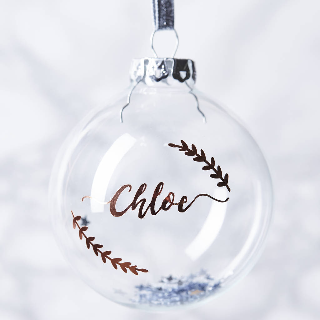 Personalised Sequin Bauble