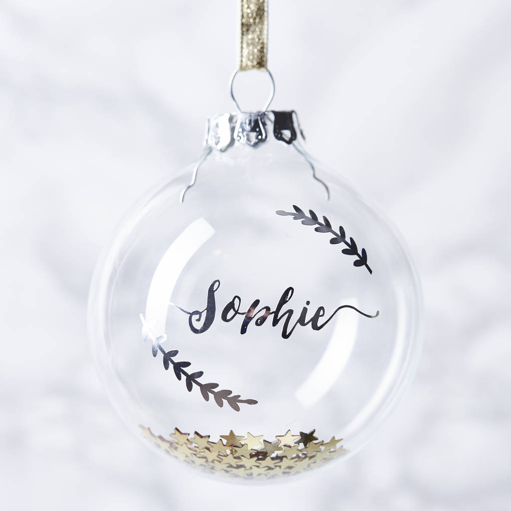 Personalised Sequin Bauble