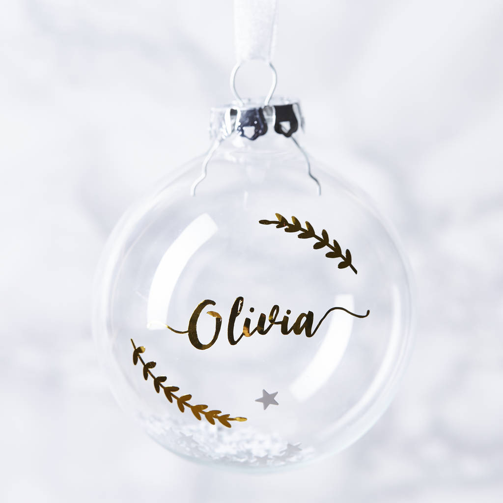 Personalised Sequin Bauble