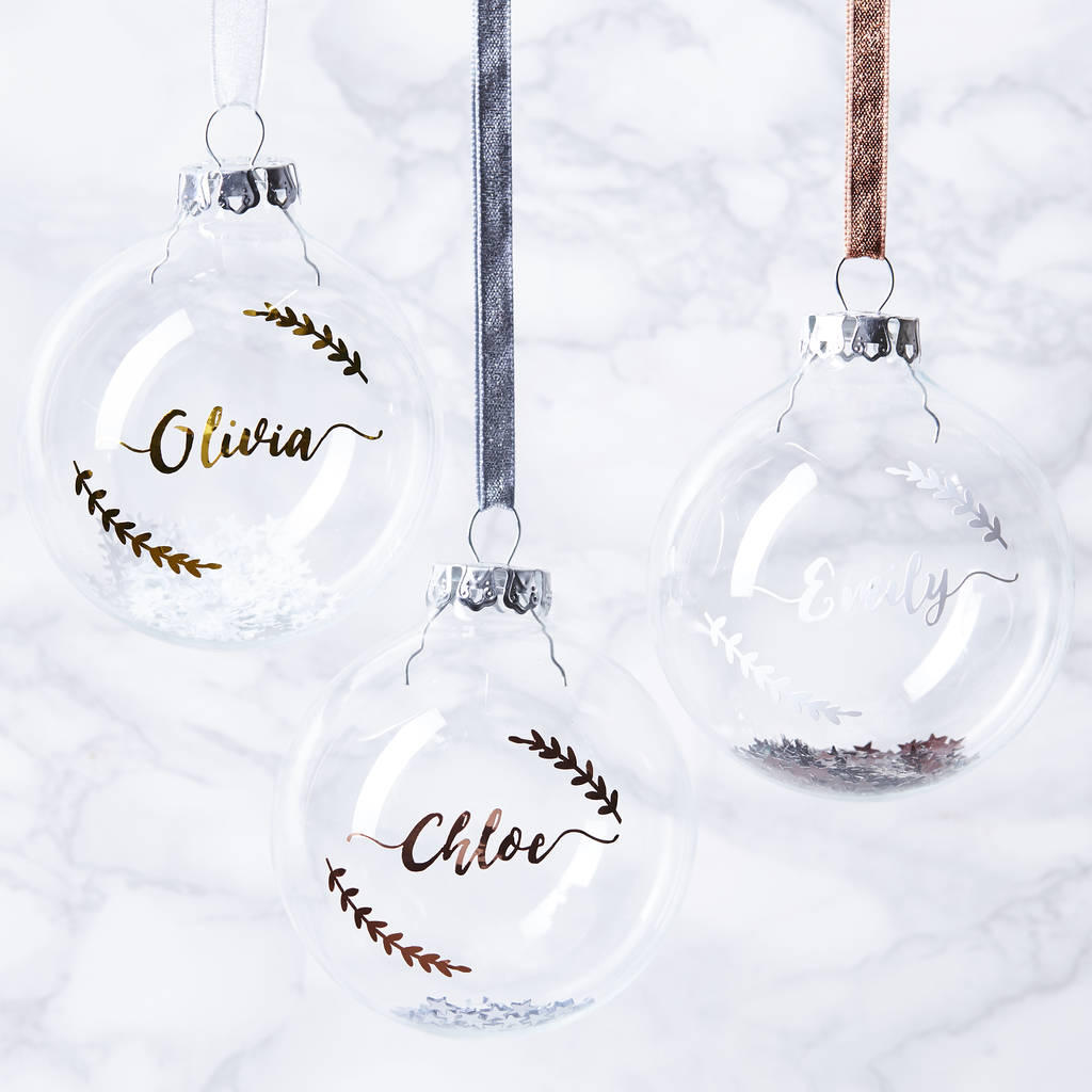 Personalised Sequin Bauble
