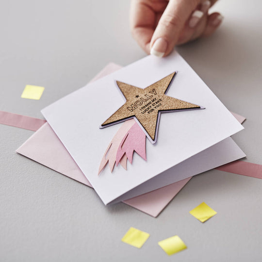 Personalised Shooting Star Card