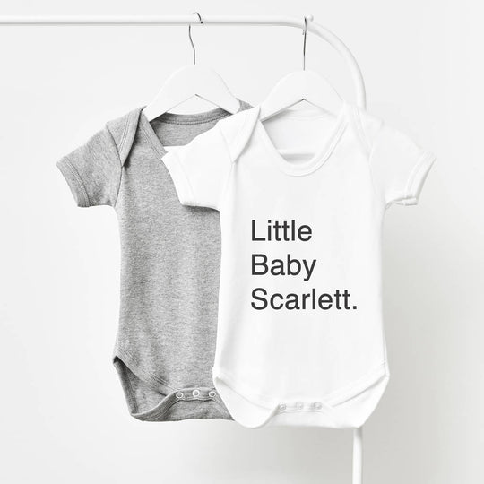 Personalised Short Sleeve Babygrow