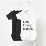 Personalised Short Sleeve Babygrow