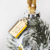 Personalised Snow Christmas Tree Bauble