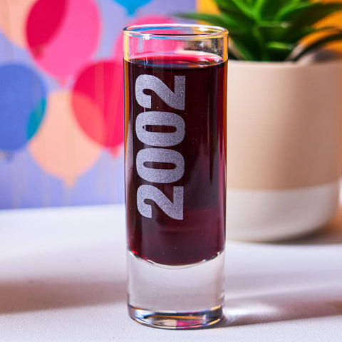 Personalised Special Year Shot Glass