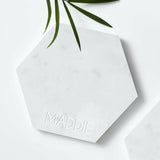 Personalised Square Marble Coaster