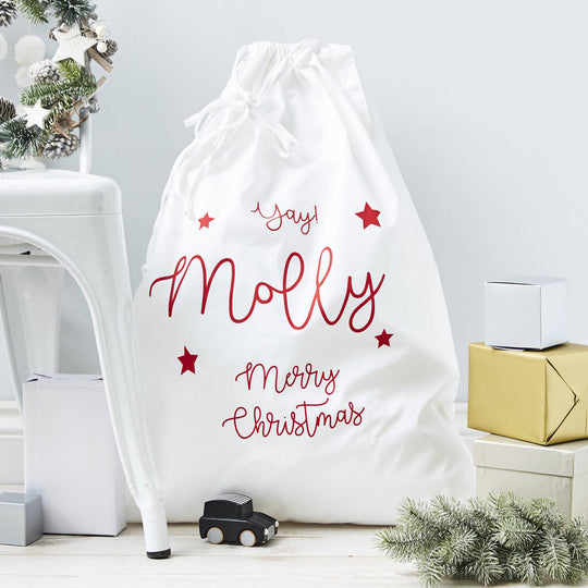 Personalised Children's Christmas Sack