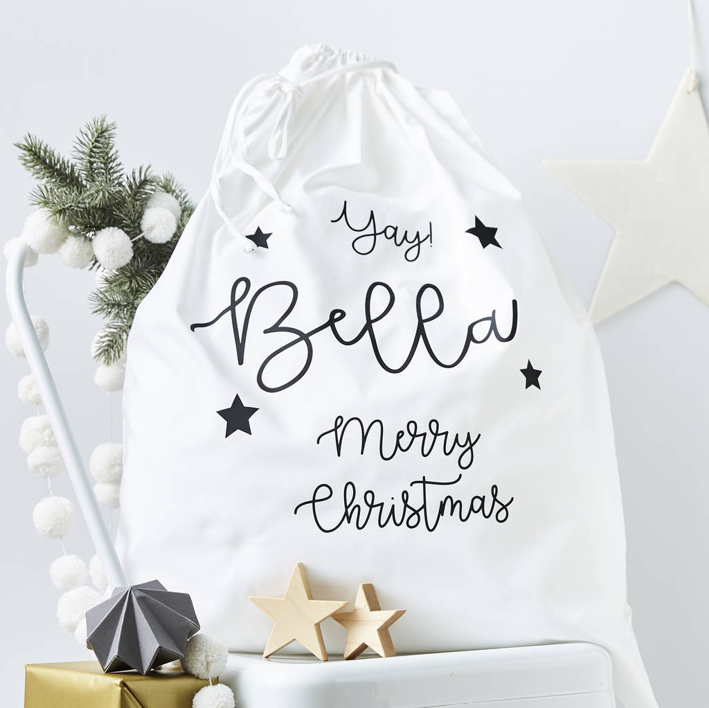 Personalised Children's Christmas Sack