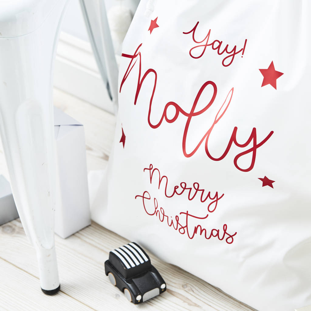 Personalised Children's Christmas Sack