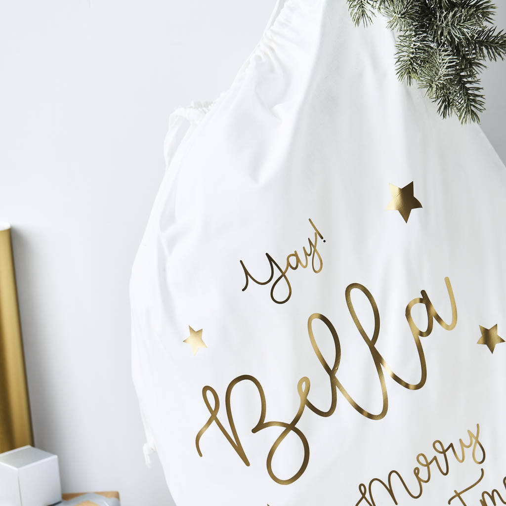 Personalised Children's Christmas Sack