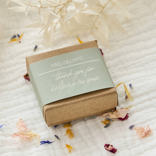 Personalised Thank You Teacher Seed Ball Gift