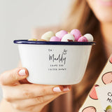 Personalised Treat Bowl And Mini Egg Set