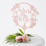 Personalised Tropical Hen Party Cake Topper