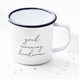 Personalised Message Enamel Mug