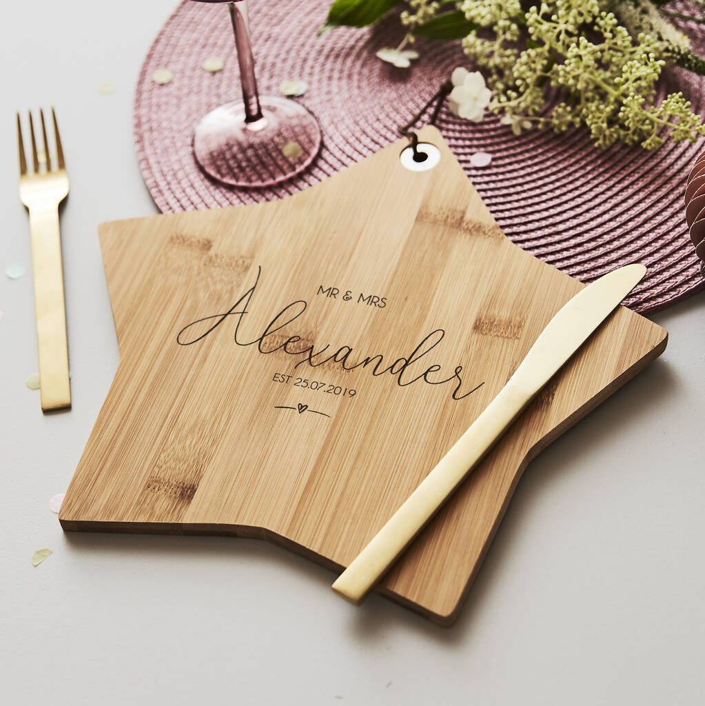 Personalised Wedding Chopping/Cheese Board