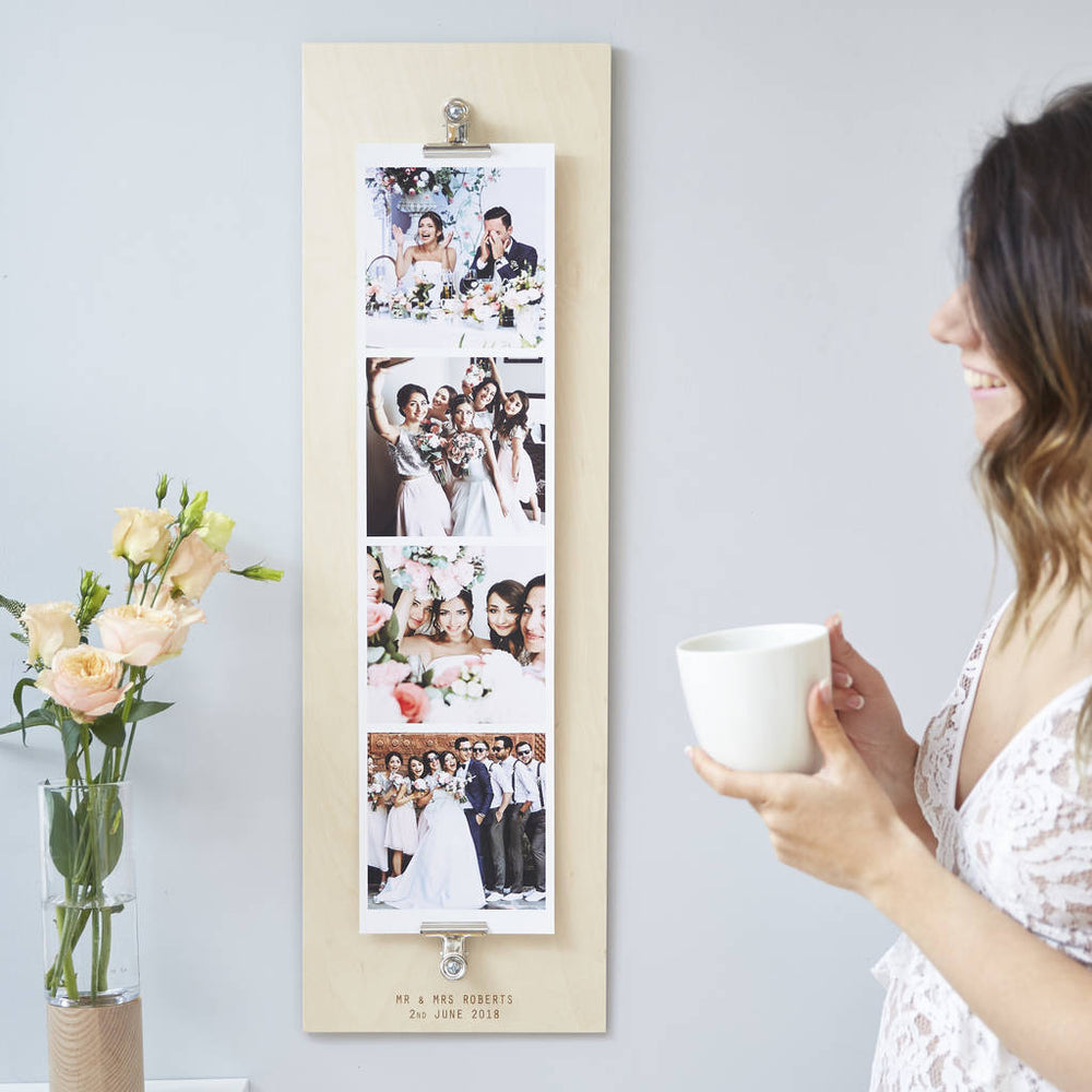 Personalised Wedding Giant Photo Strip