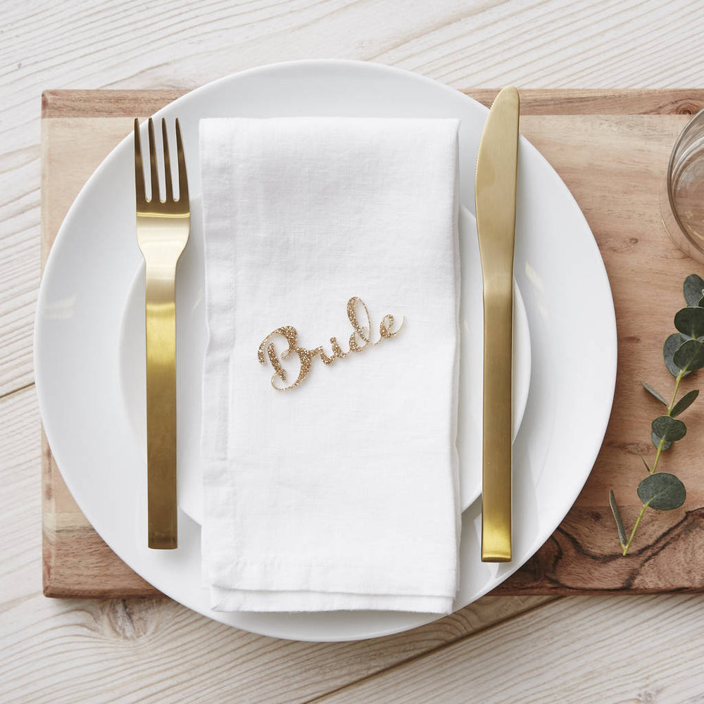 Personalised Wedding Name Place Settings