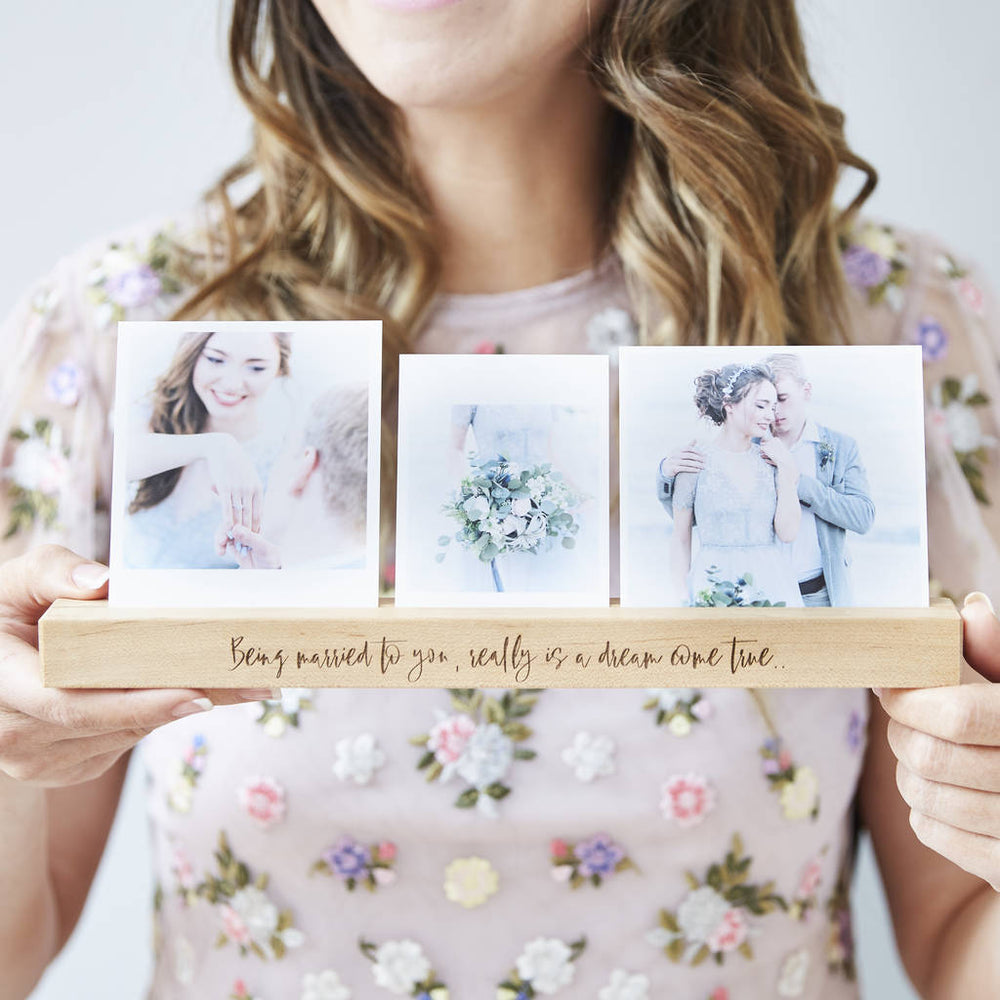 Personalised Wedding Photo Block