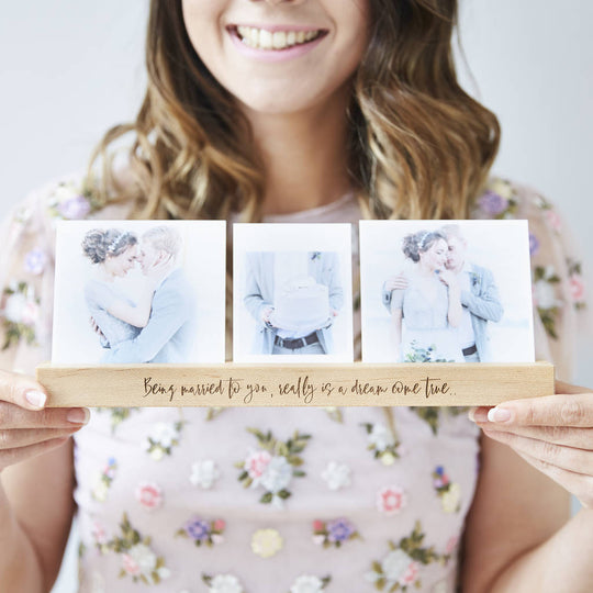 Personalised Wedding Photo Block