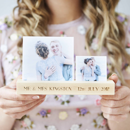 Personalised Wedding Photo Block