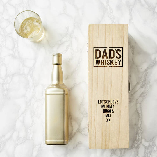 Personalised Whiskey Bottle Box