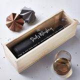 Whiskey Personalised Bottle Box