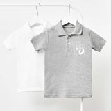 Winter Moon Personalised Children's Polo Shirt