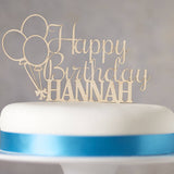 Personalised Wooden Birthday Cake Topper