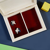 Personalised Wooden Cufflink Box