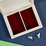 Personalised Wooden Cufflink Box