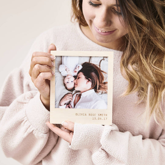 Personalised Wooden Photo Display Album