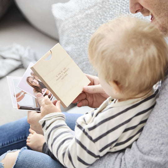 Personalised Wooden Photo Display Album