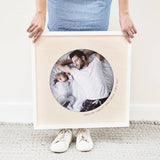 Personalised Wooden Photo Frame For Dad