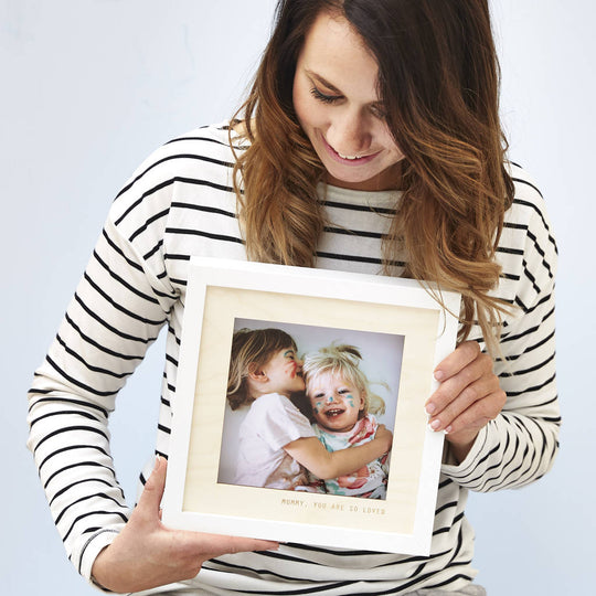 Personalised Wooden Photo Frame For Mum