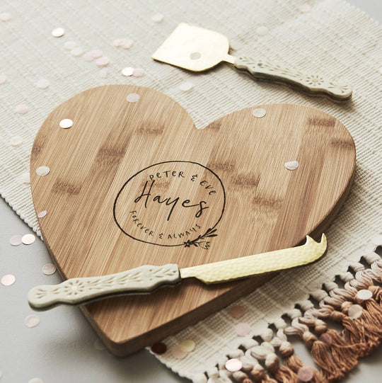 Personalised Wooden Wedding Chopping/Cheese Board