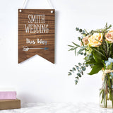 Personalised Wooden Wedding Sign