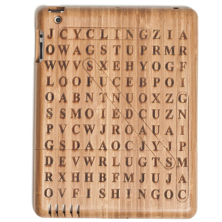 Personalised Word Search Cover For Ipad