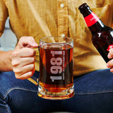 Personalised 'Year' Beer Tankard