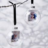 Photo Mr And Mrs Personalised Christmas Bauble